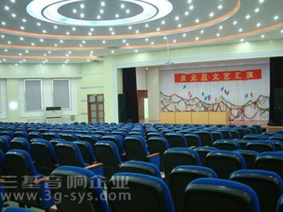 东营一中礼堂会议室草莓视频色版在线设备安装案例